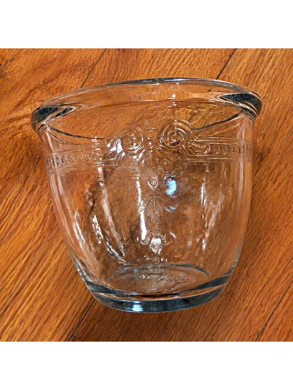 KERR Clear Glass with Embossed Marking on Bottom, Clear Color